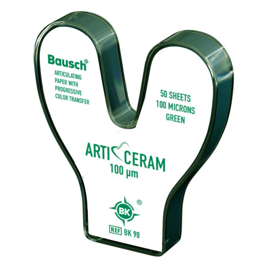 Articulating Paper, Horseshoe-Shape 50 sheets green 100 µ