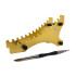Brush Stand D12 - Gold