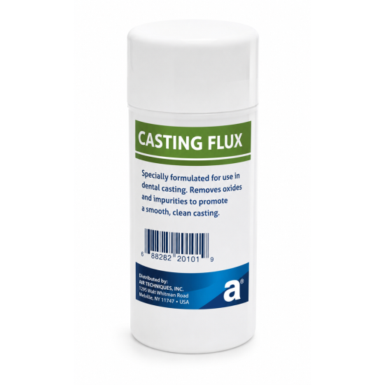 FLUX WITH DEOXIDIZER, BROWN POWDER, 4 OZ.