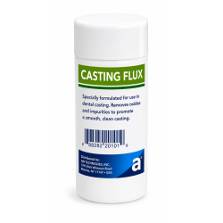 FLUX CASTING w/ FLUORIDE, WHITE POWDER, 4 OZ.