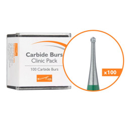 Operative Carbide Bur, Clinic Pack, 100pcs Round Super Sharp US#2S, RAL