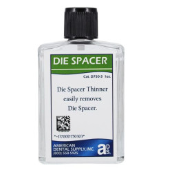 DIE SPACER STANDARD, WHITE 1 OZ.