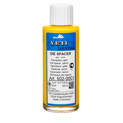DIE SPACER STANDARD, YELLOW 1 OZ.