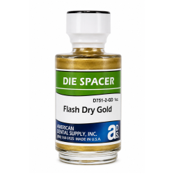 DIE SPACER FLASH DRY, GOLD, 1 OZ. (NO THINNER)