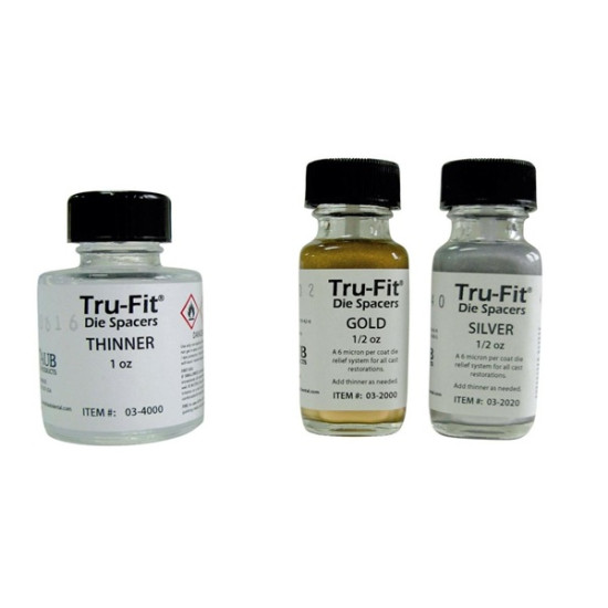 DIE SPACER FLASH DRY ECONOMY KIT, (3-1OZ SPACER/1OZ. THIN)