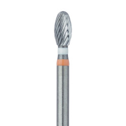 Trimming & Finishing Carbide Bur Ultra Fine Twist Finisher, 2.3mm, US #7406 FG