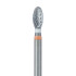 Trimming & Finishing Carbide Bur Ultra Fine Twist Finisher, 2.3mm, US #7406 FG