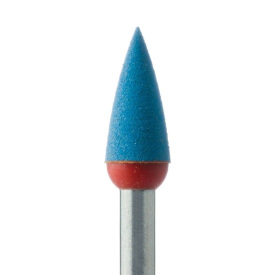 Polisher, Diamond Impregnated Polishing for Zirconia, Blue / Orange, Smoothing, Point, 4.0mm, RA