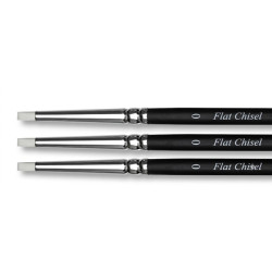 FLEXI-TIPS WHITE #2 NON STICK INSTRUMENTS, 3 PC, ANGLE CHISEL