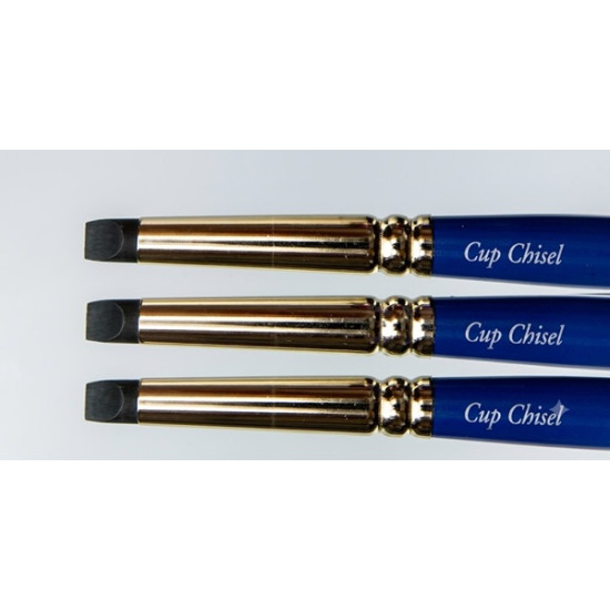 FLEXI-TIPS BLACK #2 NON STICK INSTRUMENTS, 3 PC, CUP CHISEL
