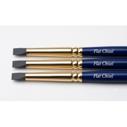 FLEXI-TIPS BLACK #2 NON STICK INSTRUMENTS, 3 PC, FLAT CHISEL
