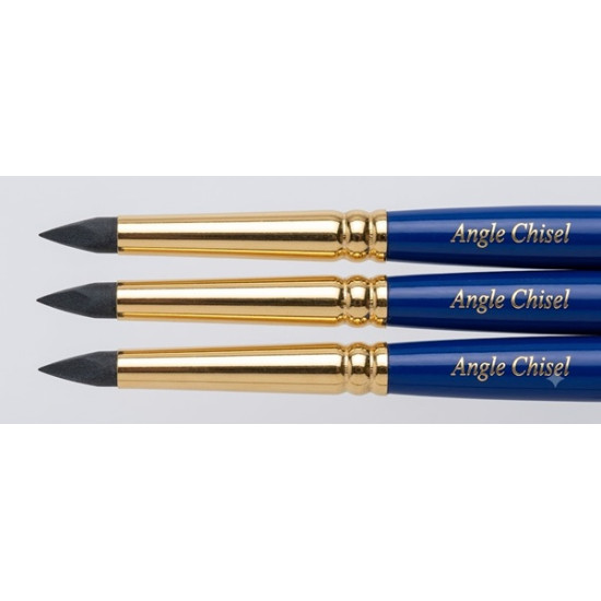 FLEXI-TIPS BLACK #2 NON STICK INSTRUMENTS, 3 PC, ANGLE CHISEL