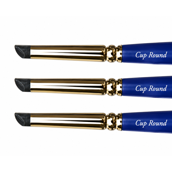 FLEXI-TIPS BLACK #0 NON STICK INSTRUMENTS, 3 PC,  CUP ROUND