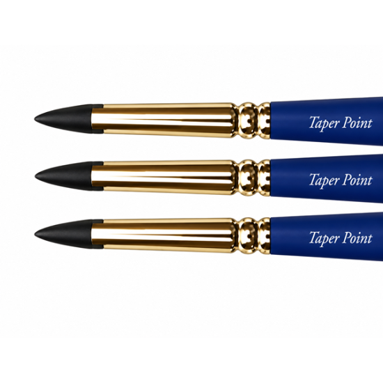 FLEXI-TIPS BLACK #0 NON STICK INSTRUMENTS, 3 PC, TAPER POINT