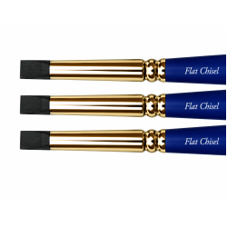 FLEXI-TIPS BLACK #0 NON STICK INSTRUMENTS, 3 PC, FLAT CHISEL