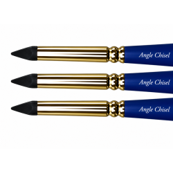 FLEXI-TIPS BLACK #0 NON STICK INSTRUMENTS, 3 PC, ANGLE CHISEL