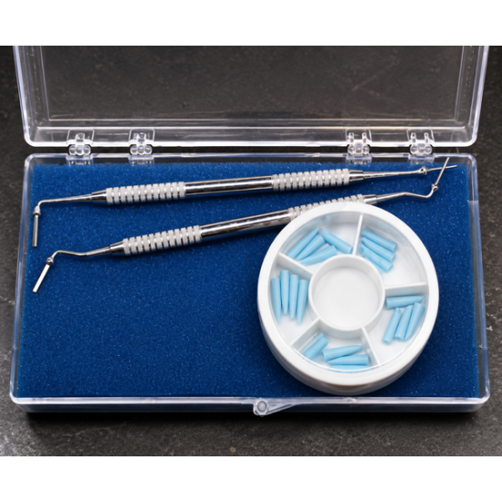 FLEXI-TIPS METAL NON STICK INSTRUMENT KIT, 2 METAL INST. & 20 TIPS
