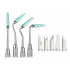 FLEXI-TIPS METAL NON STICK INSTRUMENT TIPS, PKG OF 10 ASST.
