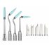 FLEXI-TIPS METAL NON STICK INSTRUMENT TIPS, PKG OF 5 ASST.