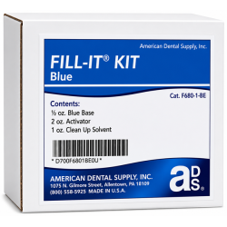 VFILL IT KIT CYANOACRYLATE, BLUE, (1/2 OZ. BASE, 2 OZ ACT., 1 OZ. SOLVENT)