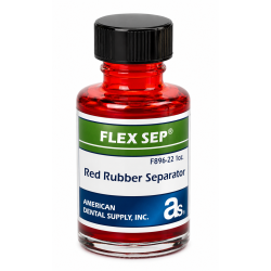 FLEX SEP RUBBER SEPARATOR, RED, 1 OZ.