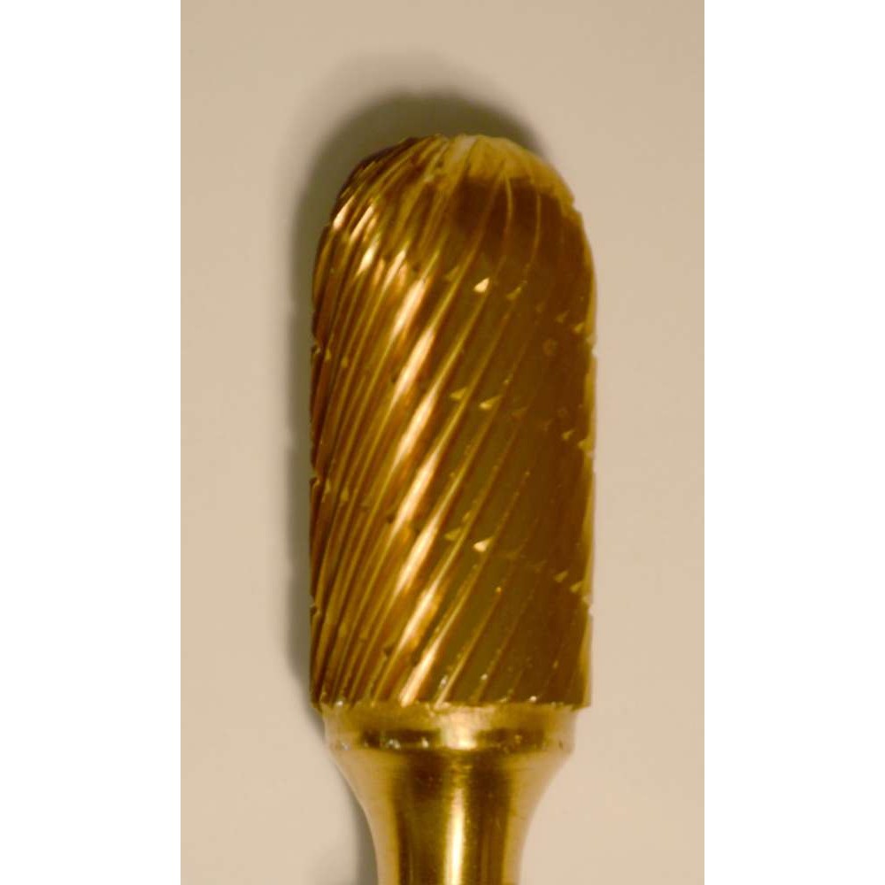 LABORATORY Burs F1/2GOLD Buffalo Dental Gold Cap Barrel