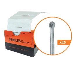 Carbides, Singles, Sterile Packed US#8 FG 25 / PK