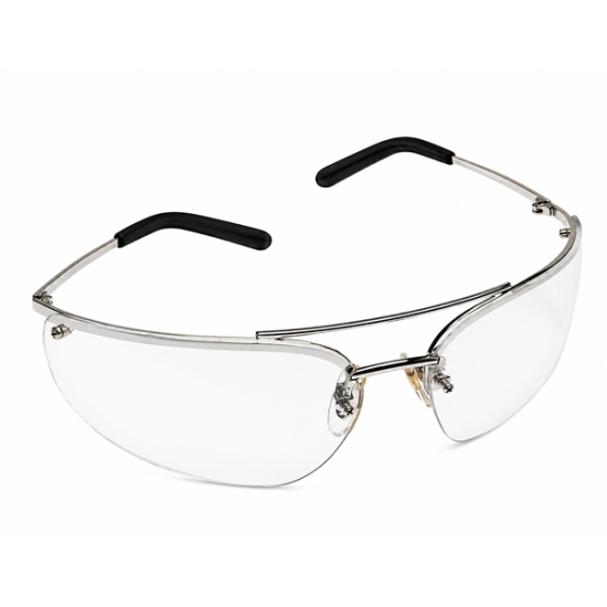 GLASSES SAFETY, WITH METAL FRAME, 1 EACH
