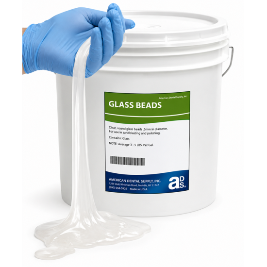 GLASS BEADS ABRASIVE, FINE GRADE, 50 LB.