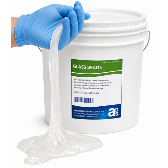 GLASS BEADS ABRASIVE, STANDARD GRADE, 50 LB.