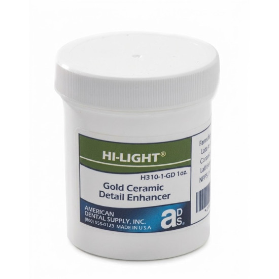 HI-LIGHT GOLD POWDER CERAMIC ENHANCER, 1 OZ.