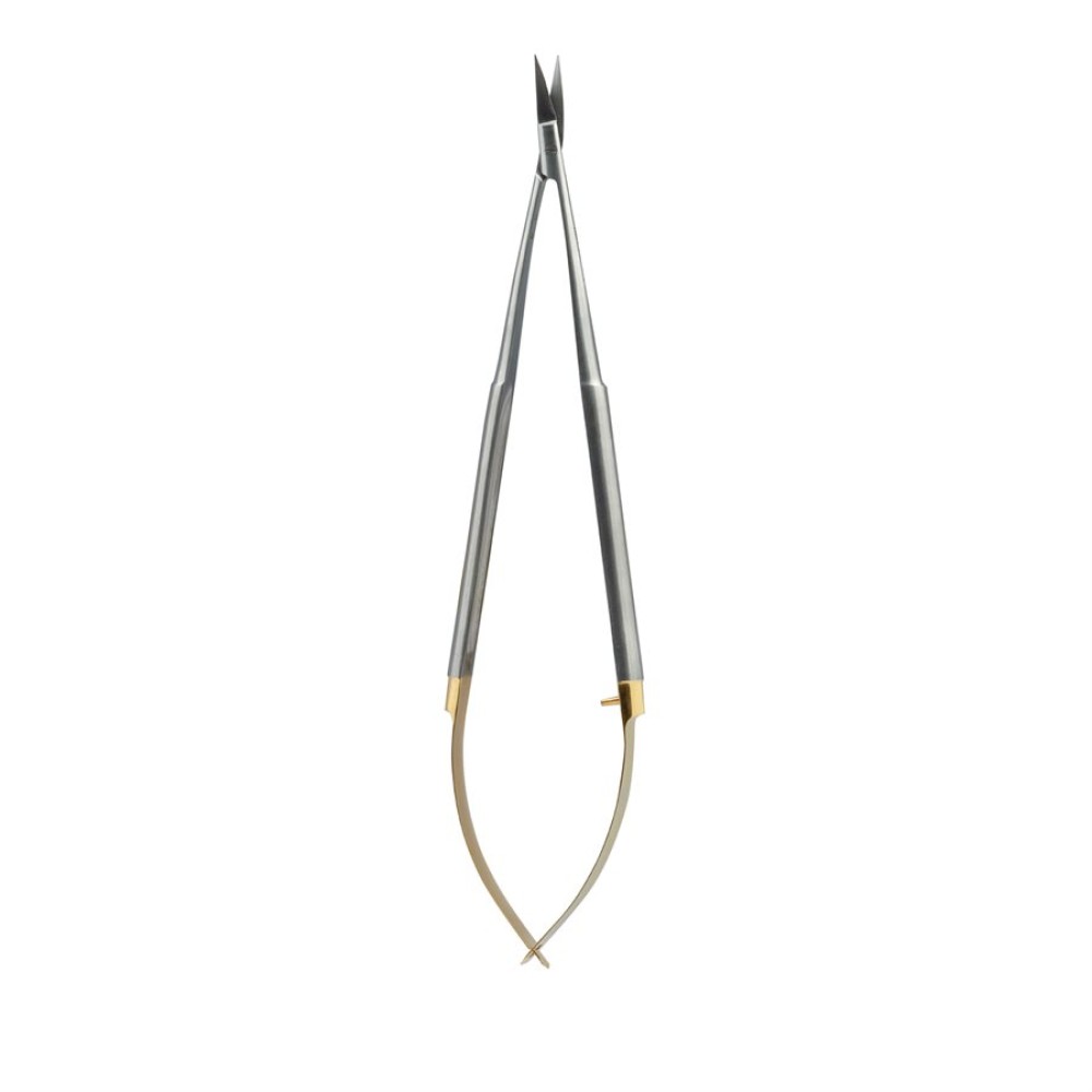 HI301 Surgery, Hand Instrument Curved Micro Scissors, 174mm