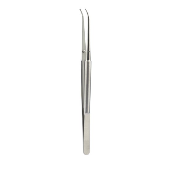 Surgery, Hand Instrument Curved Micro Surgical Forceps, 180mm length