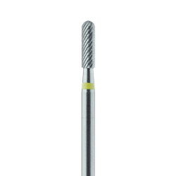 Laboratory Carbide Bur, Extra Fine, Cross Cut, Round End Cylinder 2.3mm HP