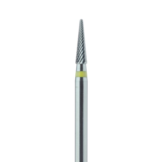 Laboratory Carbide Bur, Extra Fine, Cross Cut, Round End Taper 2.3mm HP