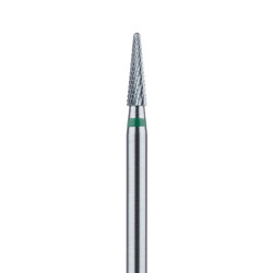 Laboratory Carbide Bur, Coarse, Special toothing for non-precious metal alloys, Round End Taper, 2.3