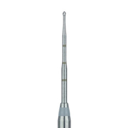 Endo, Long Neck Endo Access Bur, Carbide Cutting Tip, Round, 34mm, 0.6mm, RA