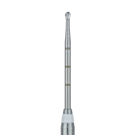 Endo, Long Neck Endo Access Bur, Carbide Cutting Tip, Round, 34mm, 1.0mm, RA