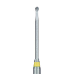 HM191A-012-RAL Endo, Long Neck Endo Access Bur, Carbide Cutting Tip, Round, 31mm, 1.2mm, RA