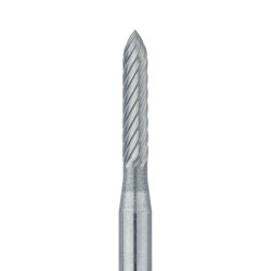 Trimming & Finishing Carbide Bur Fine, Round End Taper 1.2mm, FG