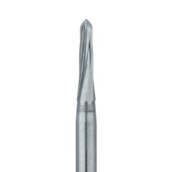 Trimming & Finishing Carbide Bur Fine, Torpedo Tapered 1.4mm, FG