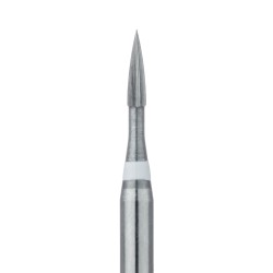 Trimming & Finishing Carbide Bur Ultra Fine Small Flame 0.9mm FG