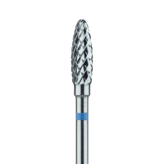 Laboratory Carbide Bur, Medium, Cross Cut, Round End, Acrylic, Taper 4.0mm, HP