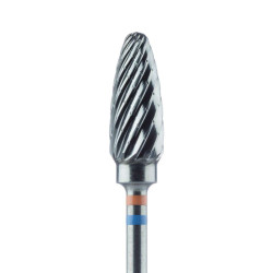 Laboratory Carbide Bur, Fine, Faceted toothing w / Cross Cut, Lab Carbide Cutter 6.0mm, HP