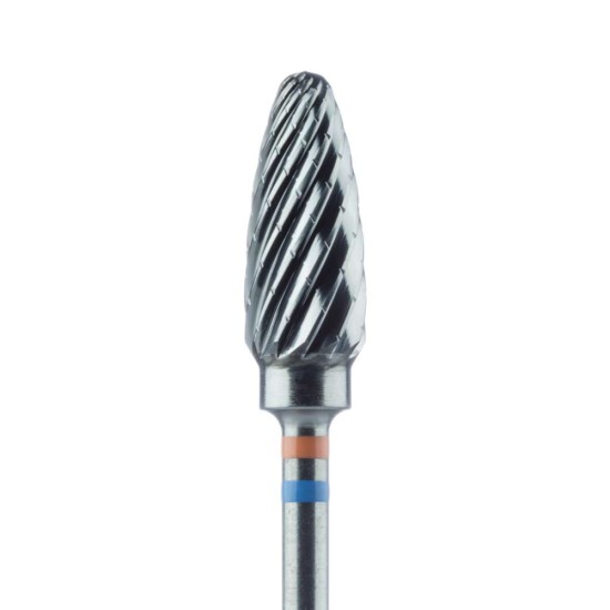 Laboratory Carbide Bur, Fine, Faceted toothing w / Cross Cut, Lab Carbide Cutter 6.0mm, HP