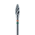 Laboratory Carbide Bur, Coarse, Faceted toothing w / Cross Cut, Lab Carbide Cutter 4.0mm, HP
