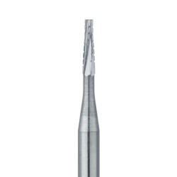 Tungsten Carbide Burs â€“ HM 33 Tapered Fissure Cross Cut FG  5/Pkg