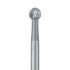Trimming & Finishing Carbide Bur Fine, Round, 2.3mm, US#7008 FG