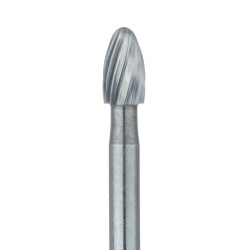Trimming & Finishing Carbide Bur Fine, Round End Egg, 2.3mm, FG