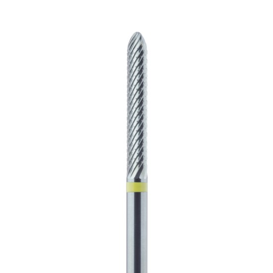 Laboratory Carbide Bur, Extra Fine, Cross Cut, Bevel Tip 2.3mm, HP